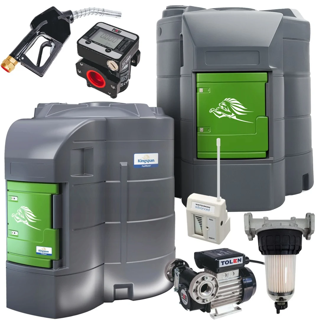 ZBIORNIK DO PALIWA OLEJU ON 9000L - FUELMASTER STANDARD 1, POMPA 230V, LICZNIK K600, FILTR SZKLANY, CZUJNIK POZIOMU
