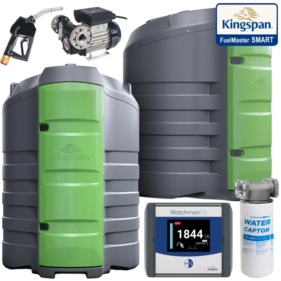 ZBIORNIK DO PALIWA OLEJU ON 1500L - FUELMASTER SMART, POMPA 230V, PULSER, WATCHMAN FLO