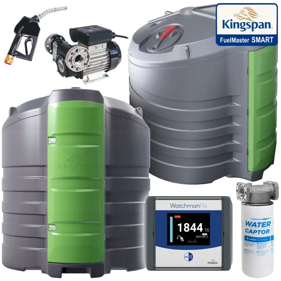 ZBIORNIK DO PALIWA OLEJU ON 2500L - FUELMASTER SMART, POMPA 230V, PULSER, WATCHMAN FLO