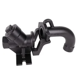 Mechanizm złącza hakowego do szybkiego montażu i demontażu pompy