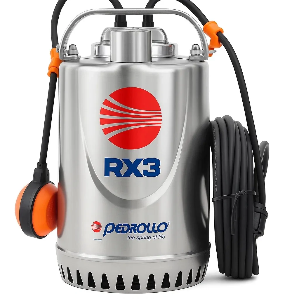 POMPA PEDROLLO ZATAPIALNA RXm 3/20 | 230V 0,55kW - 240 l/min