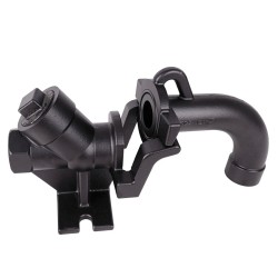 Mechanizm złącza hakowego do szybkiego montażu i demontażu pompy