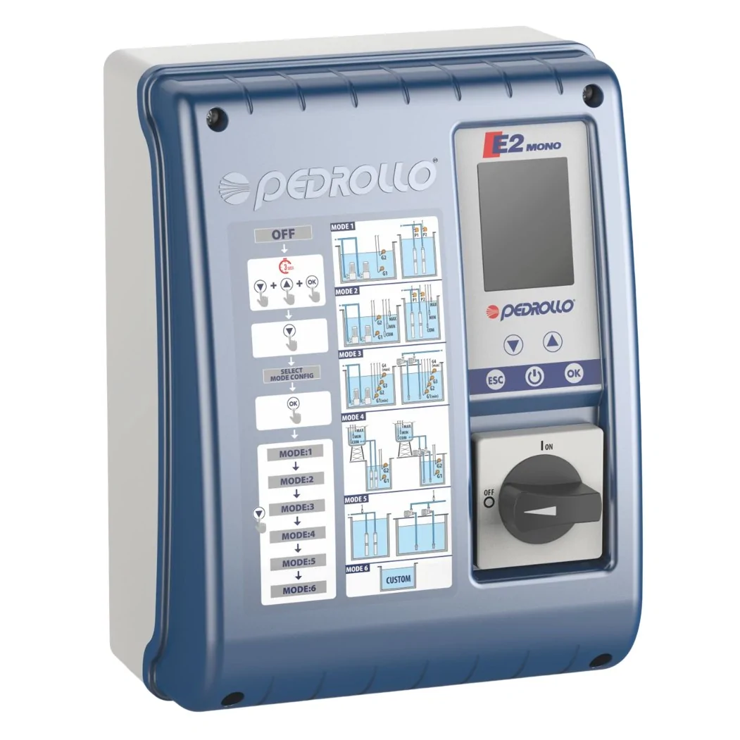 PRZEPOMPOWNIA ŚCIEKÓW Z DWIEMA POMPAMI PEDROLO VXm VORTEX, ALARM GSM PEDROLLO