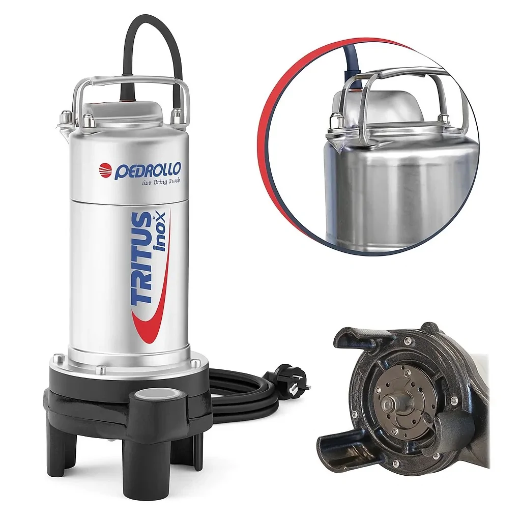 Pompa zatapialna Pedrollo TRITUS TIGm 1.3 kW | 230V - 220 l/min - Bez pływaka