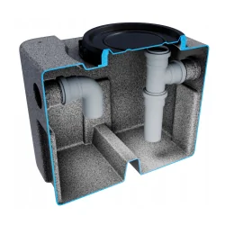 SEPARATOR TŁUSZCZU 40 UHP 0,5L - SZARY | PZH ATEST