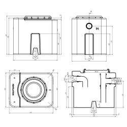 SEPARATOR TŁUSZCZU 40 UHP 0,5L - NIEBIESKI | PZH ATEST