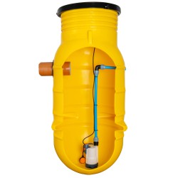 Przepompownia ścieków ZP 800 + Pompa Pedrollo Top 2 Vortex + Sterownik EP