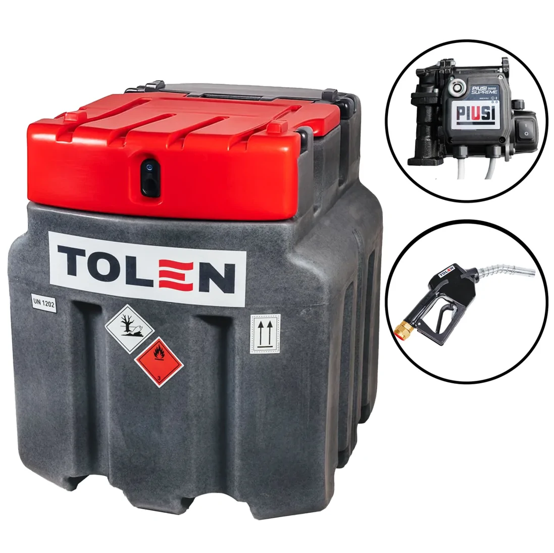 ZBIORNIK MOBILNY JFC NA OLEJ NAPĘDOWY PALIWO 950L SUPREME