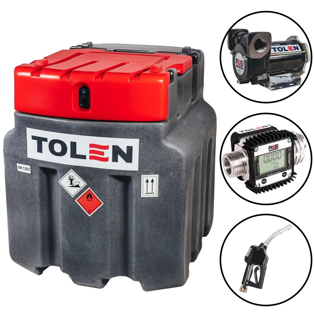 ZBIORNIK MOBILNY JFC NA OLEJ NAPĘDOWY PALIWO 950L SPECIAL