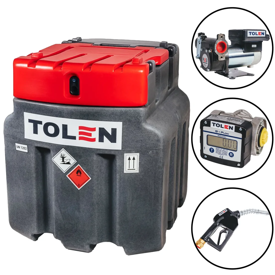 ZBIORNIK MOBILNY JFC NA OLEJ NAPĘDOWY PALIWO 950L PROFESSIONAL