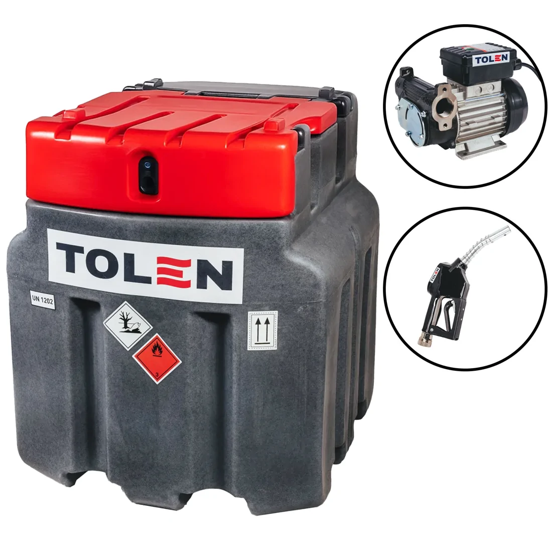 Zbiornik mobilny JFC na paliwo ON olej 950l Basic 230V