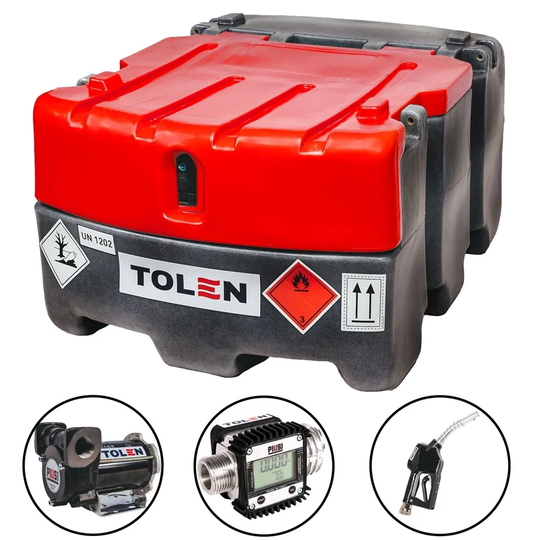 ZBIORNIK MOBILNY JFC NA OLEJ NAPĘDOWY PALIWO 250L SPECIAL