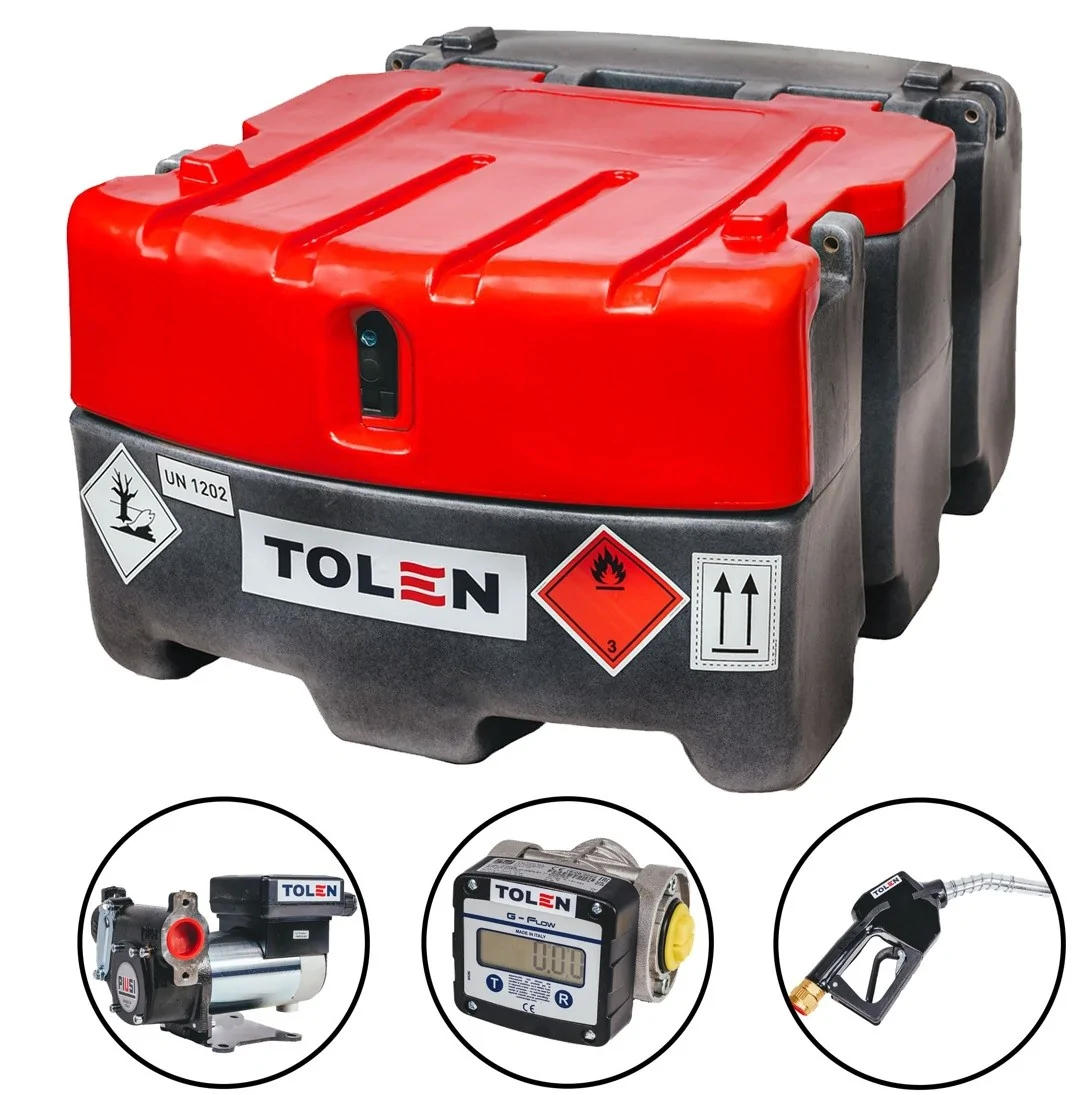 ZBIORNIK MOBILNY JFC NA OLEJ NAPĘDOWY PALIWO 250L PROFESSIONAL