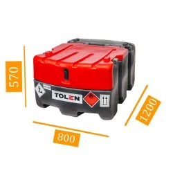 ZBIORNIK MOBILNY JFC NA PALIWO ON OLEJ 250L LIGHT