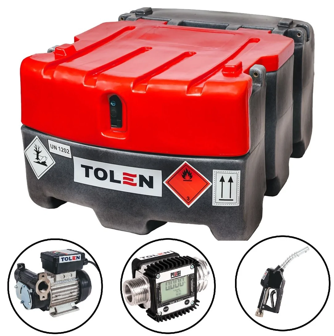 ZBIORNIK MOBILNY JFC NA PALIWO ON OLEJ 250L SPECIAL 230V