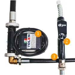 ZBIORNIK MOBILNY JFC NA PALIWO ON OLEJ 250L BASIC 230V