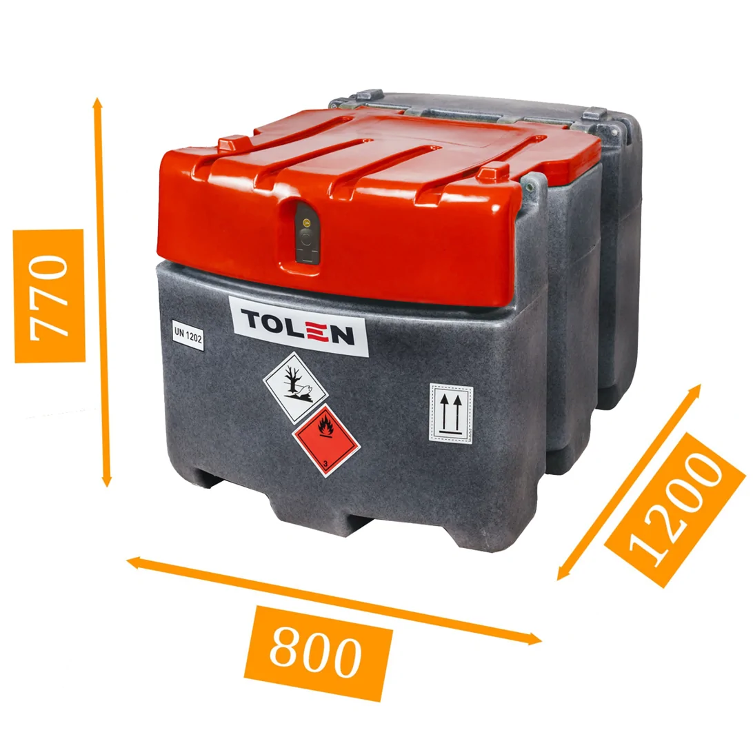 ZBIORNIK MOBILNY JFC NA PALIWO ON OLEJ 425L BASIC 230V