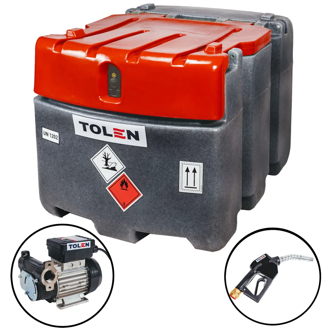 ZBIORNIK MOBILNY JFC NA PALIWO ON OLEJ 425L BASIC 230V