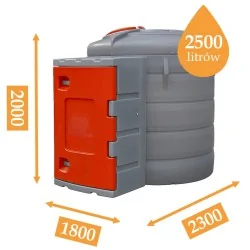 ZBIORNIK NA PALIWO ON JFC DUO OLEJ 2500 PROFESSIONAL