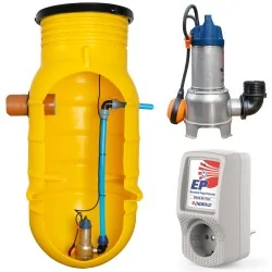 Przepompownia ścieków włoska Pompa Pedrollo Family ZP 800 + Sterownik EP