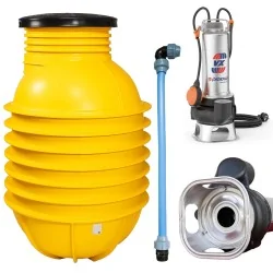 Przepompownia ścieków Marseplast studnia 860l ZP 1000/1850 z pompą Pedrollo VXm 8/35