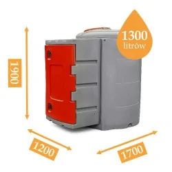 ZBIORNIK NA PALIWO ON JFC OLEJ 1300L SPECIAL