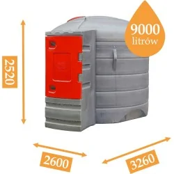 ZBIORNIK NA PALIWO ON JFC OLEJ 9000L LIGHT