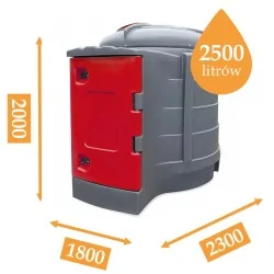 ZBIORNIK NA PALIWO ON OLEJ 2500L JFC SMDP