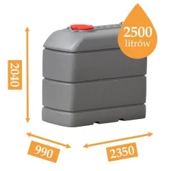 ZBIORNIK NA OLEJ OPAŁOWY JFC 2500 SLIM BASIC