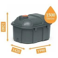 ZBIORNIK NA OLEJ OPAŁOWY JFC 1500 BASIC