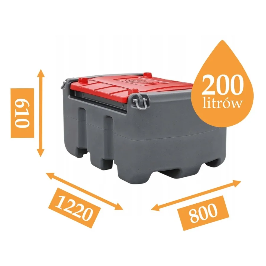 JFC COMBI MOBILNY ZBIORNIK NA PALIWO ON/AD BLUE 200L