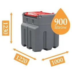 JFC COMBI MOBILNY ZBIORNIK NA PALIWO ON/AD BLUE 900L