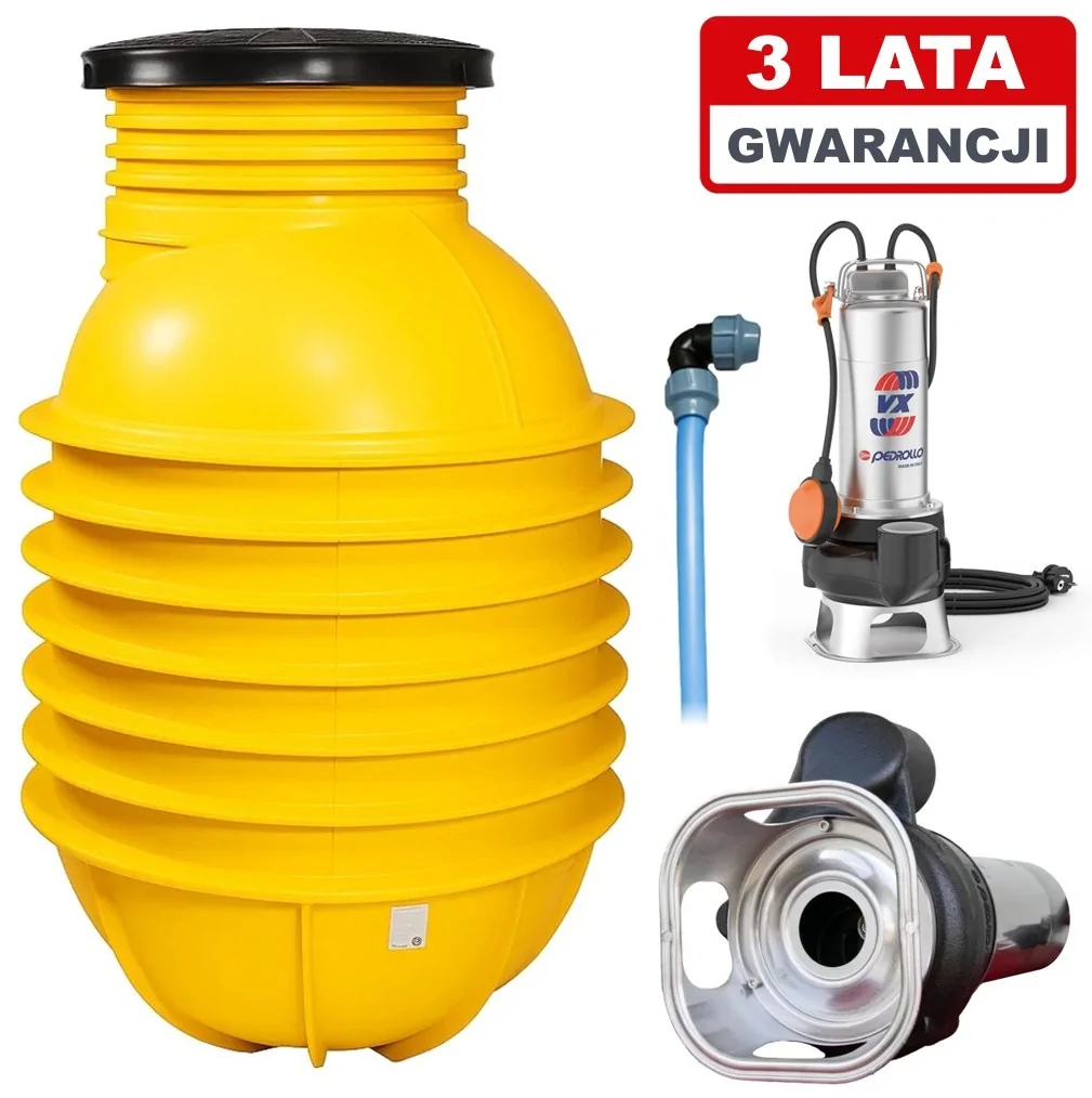 Przepompownia ścieków Marseplast studnia 860l ZP 1000/1850 z pompą Pedrollo VXm 8/35