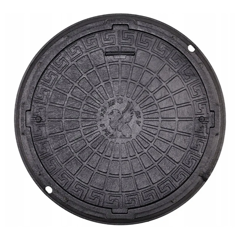 Właz z Tworzywa Dekiel Pokrywa do Studzienki 1,5 T Czarny