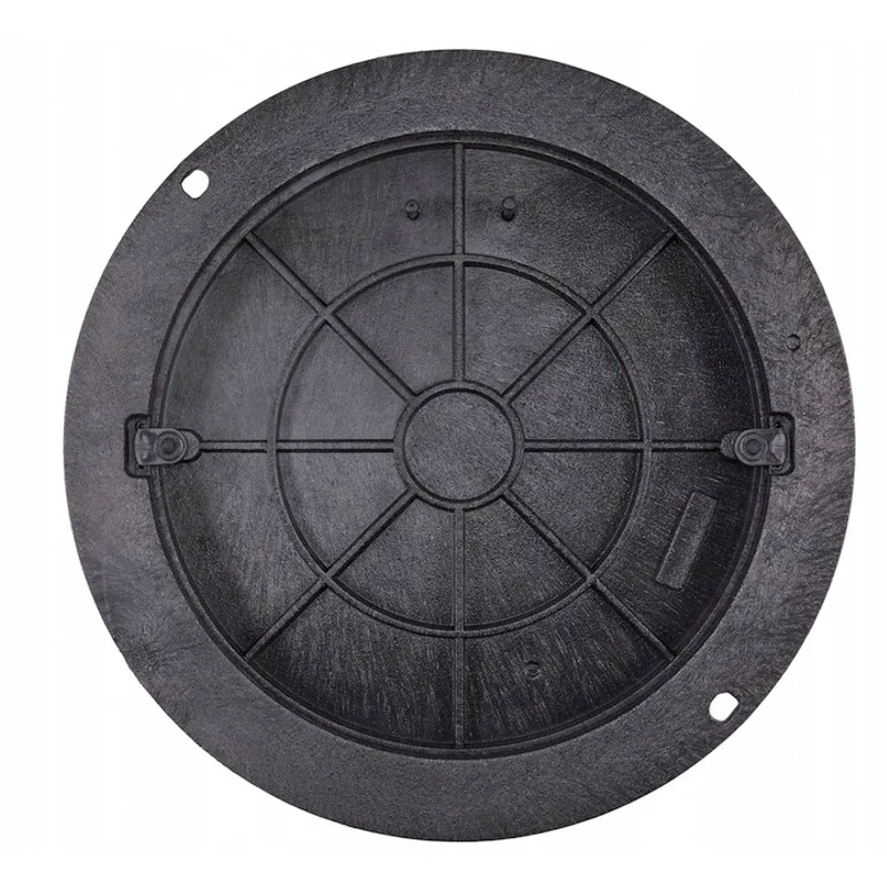 Właz z Tworzywa Dekiel Pokrywa do Studzienki 1,5 T Czarny