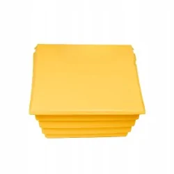 POJEMNIK NA PIASEK SÓL DROGOWĄ I SORBENT - 70L/100KG, ŻÓŁTY