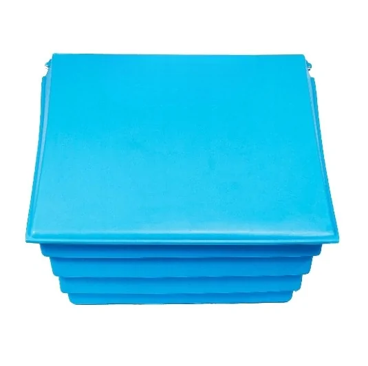 POJEMNIK NA PIASEK SÓL DROGOWĄ I SORBENT - 150L / 215KG, NIEBIESKI