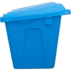 POJEMNIK NA PIASEK I SÓL DROGOWĄ, 100L / 150kg NIEBIESKI - MOCNA SKRZYNIA NA ZIMOWE MROZY