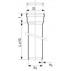 RURA KANALIZACYJNA ZEWNĘTRZNA PVC 160 SN4 fi160, 56mb - 28 sztuk