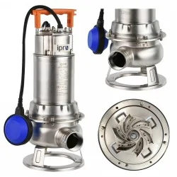 Pompa zatapialna IQ PRO QBS 075 nierdzewna z wirnikiem Vortex Pompa zatapialna IQ PRO QBS 075 nierdzewna z wirnikiem Vortex