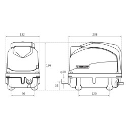 DMUCHAWA MEMBRANOWA HIBLOW XP-60 | MAŁA, CICHA I WYDAJNA