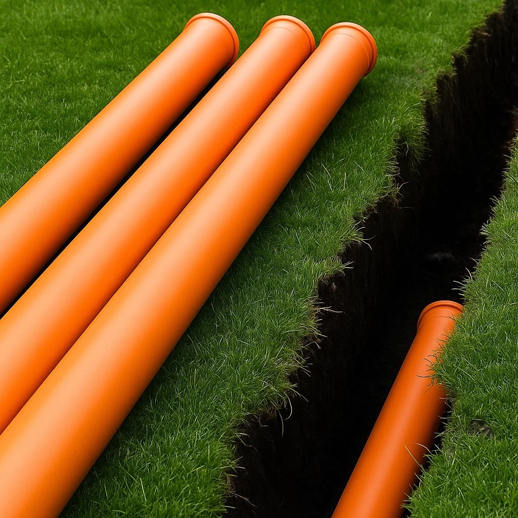 RURA KANALIZACYJNA ZEWNĘTRZNA PVC 160 SN2 fi160, 2mb - 1 sztuka