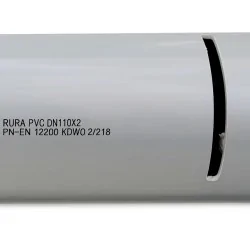 Rura drenażowa cięta nacinana 2 m do oczyszczalni - zestaw 10 szt. (20 mb)