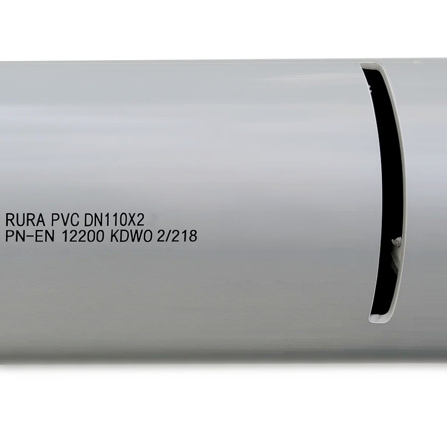 Rura drenażowa cięta nacinana 2 m do oczyszczalni - zestaw 20 szt. (40 mb)