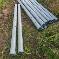 Rura drenażowa cięta nacinana 2 m do oczyszczalni - zestaw 30 szt. (60 mb)