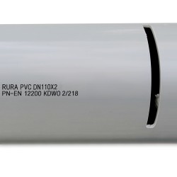 Rura drenażowa cięta nacinana 2 m do oczyszczalni - zestaw 50 szt. (100 mb)