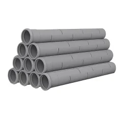 Rura drenażowa cięta nacinana 2 m do oczyszczalni - zestaw 10 szt. (20 mb)