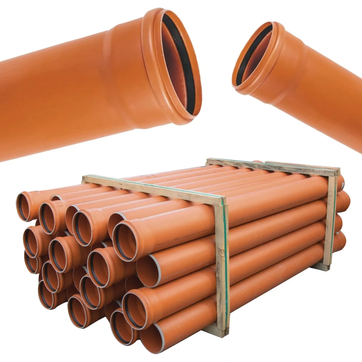 Rura Kanalizacyjna fi160 2M 56mb / 28szt, RURA PVC 160 x 3,2 x 2000 | SN2