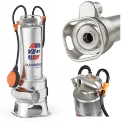 Pompa ściekowa Pedrollo VX 8/50-ST 10M - Vortex, stal nierdzewna Pompa ściekowa Pedrollo VX 8/50-ST 10M - Vortex, stal nierdzewna