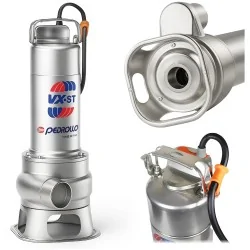 Pompa ściekowa Pedrollo VX 8/50-ST 10M - Vortex, stal nierdzewna (bez pływaka) Pompa ściekowa Pedrollo VX 8/50-ST 10M - Vortex, stal nierdzewna (bez pływaka)